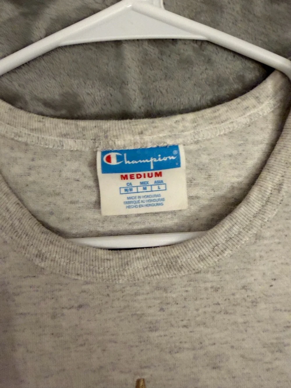 Champion Men’s Grey Logo Graphic Tee - Picture 3 of 4